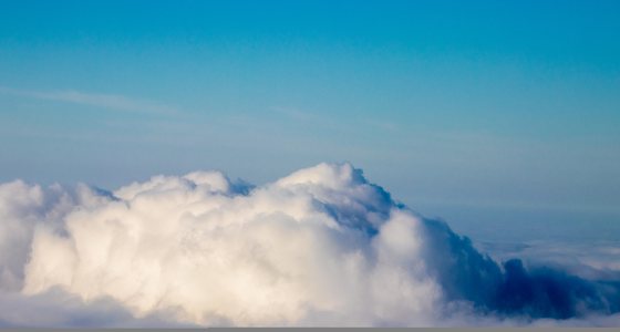 Clouds from above.